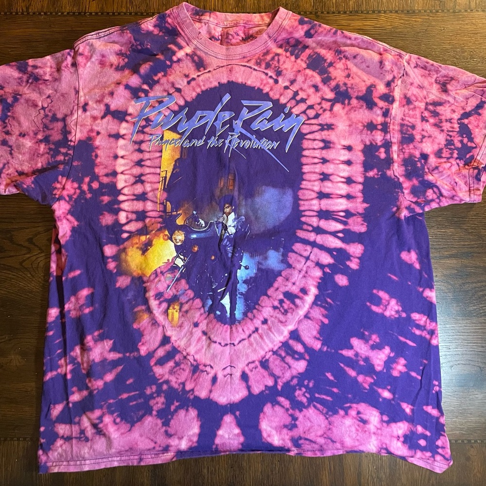 Prince Purple Rain Tie Dye